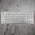 K135 Minimalist White Keycap PBT Thermal Sublimation XDA Concise Japanese Korea Key Cap Adaptive Mechanical Keyboard Keycaps